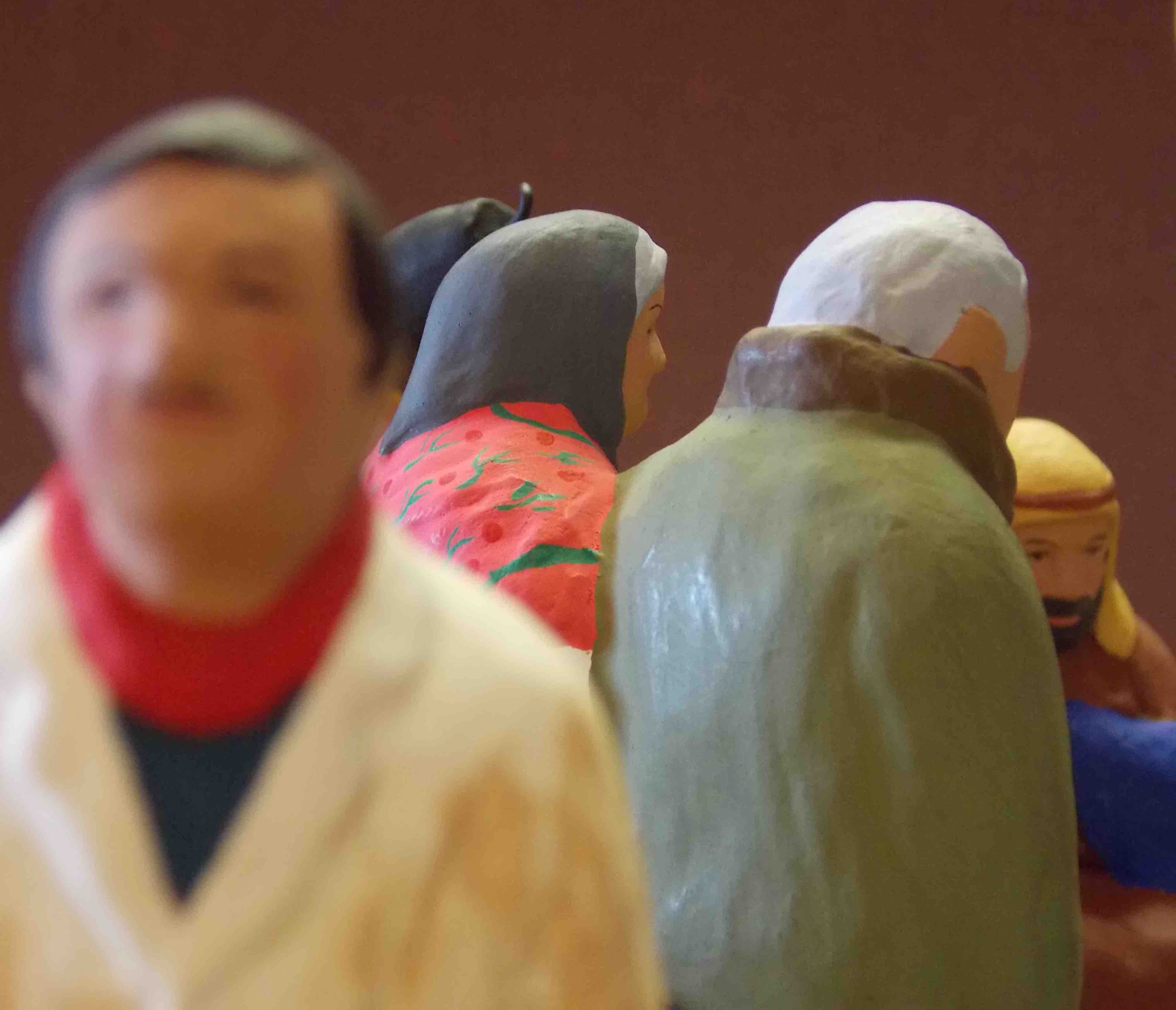 Santons, Atelier Denis Voeux, santonnier à Séguret