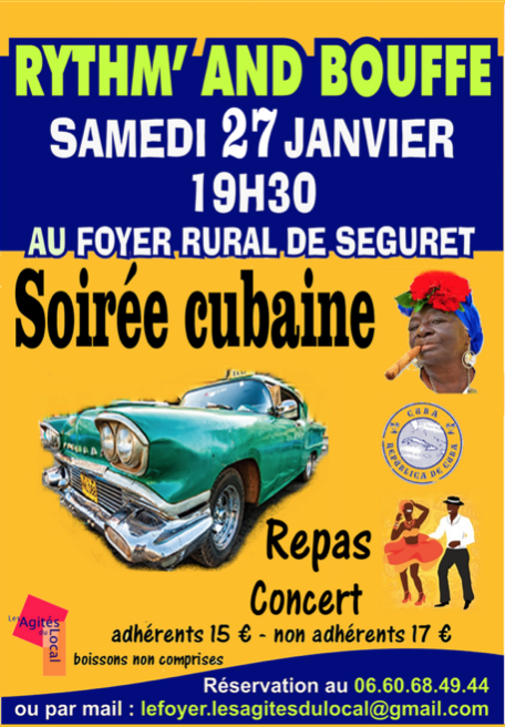 Rythm'and bouffe,
                 soirée organisée par Les Agités du Local