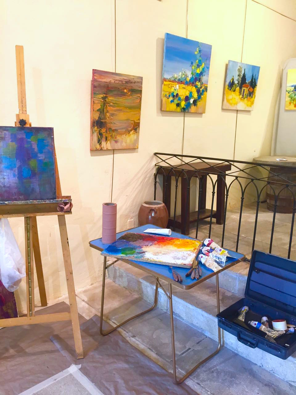 Exposition de peintures à la Chapelle Sainte Thècle de Séguret