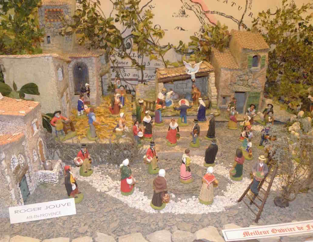Exposition de santons à Séguret