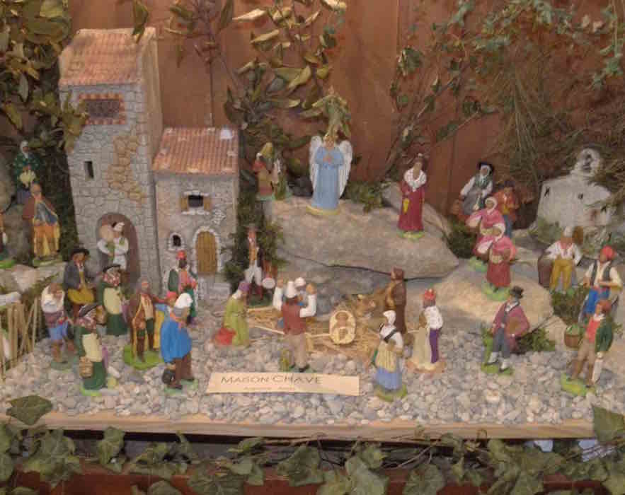 Exposition de santons à Séguret