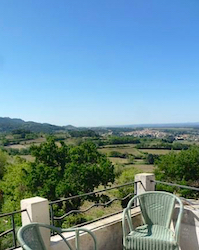  Le balcon de Séguret, vue à l'ouest