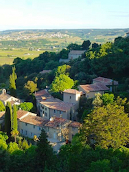  Le balcon de Séguret, vue de la maison au nord