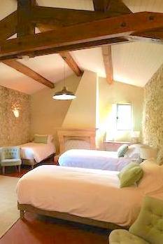 chambre de la Bastide Bleue à Séguret