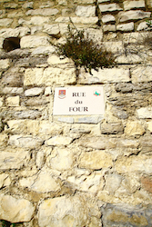 rue du four à Séguret